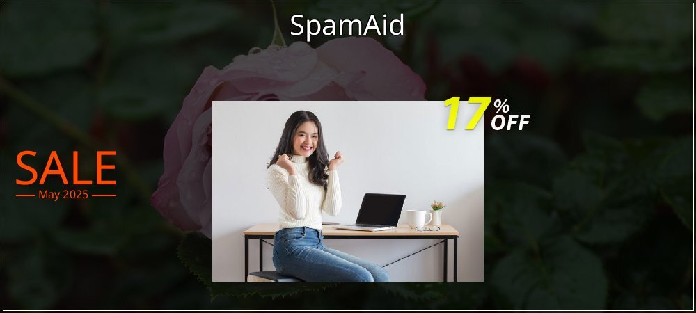 SpamAid coupon on April Fools' Day offering discount