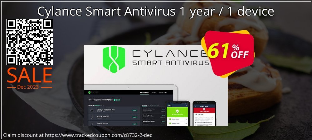 Cylance Smart Antivirus 1 year / 1 device coupon on April Fools' Day super sale