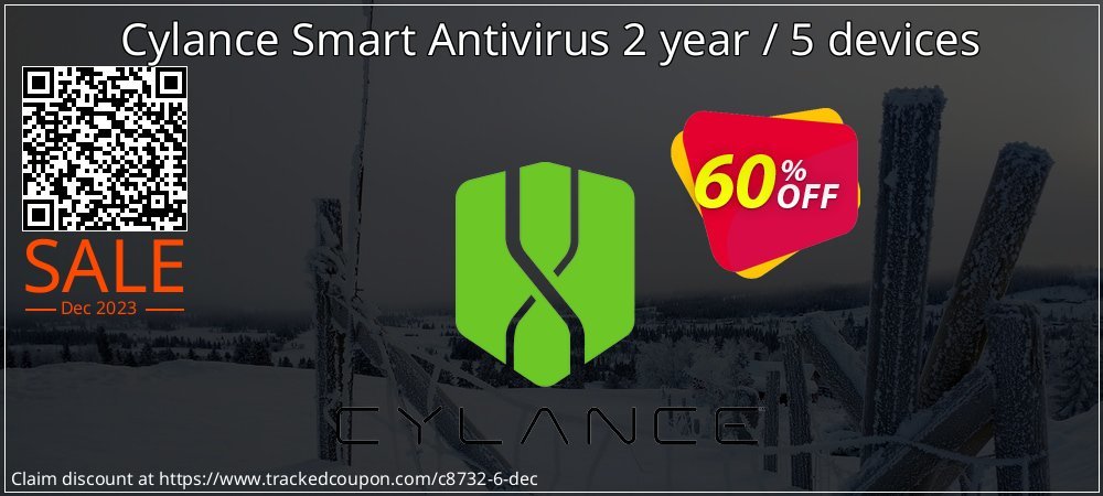 Cylance Smart Antivirus 2 year / 5 devices coupon on World Party Day deals