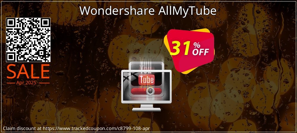 Wondershare AllMyTube coupon on Virtual Vacation Day discounts