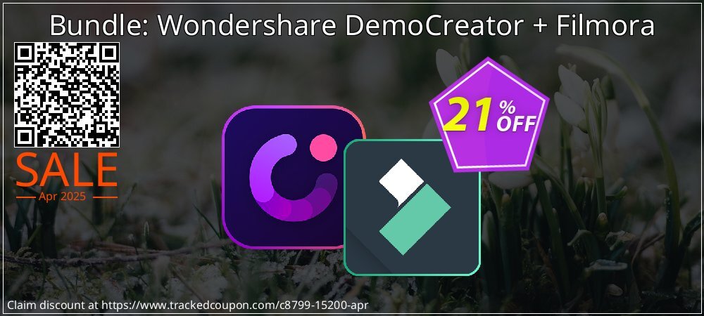 Bundle: Wondershare DemoCreator + Filmora coupon on National Walking Day discounts