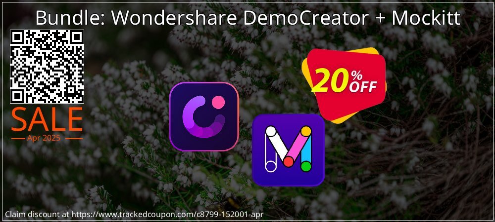 Bundle: Wondershare DemoCreator + Mockitt coupon on World Whisky Day sales