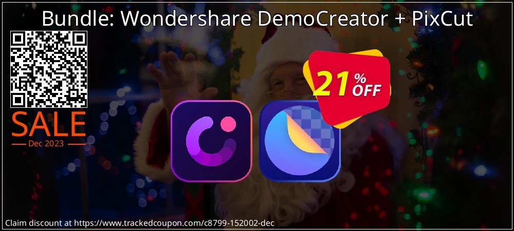 Bundle: Wondershare DemoCreator + PixCut coupon on New Year's Day promotions