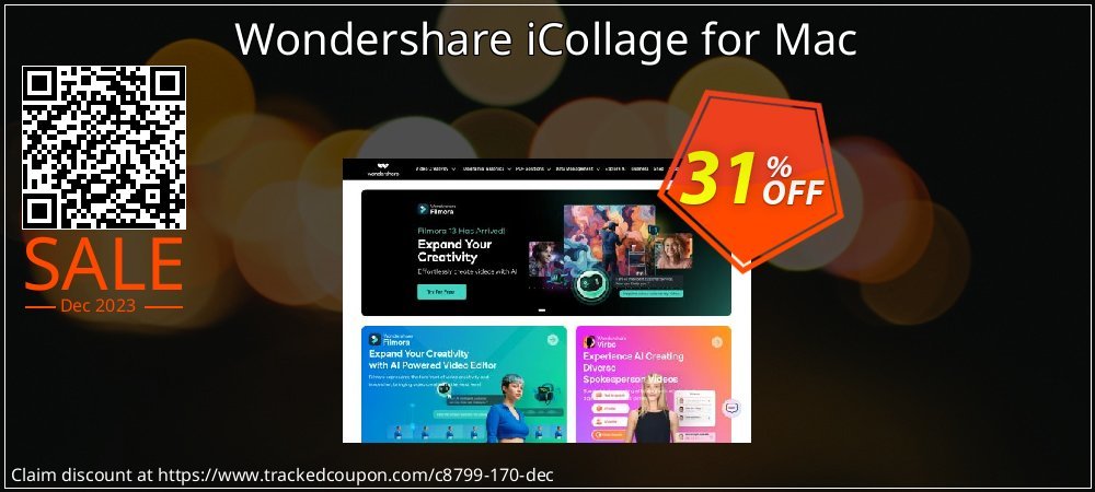 Wondershare iCollage for Mac coupon on Chinese National Day offering discount