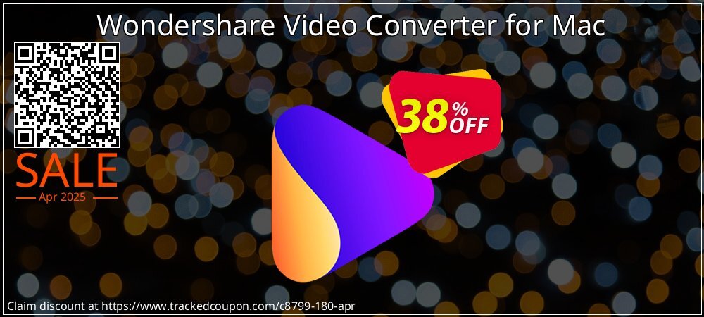 Wondershare Video Converter for Mac coupon on National Walking Day promotions