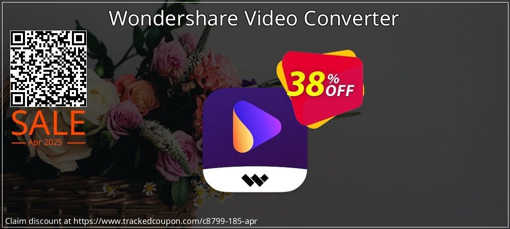 Wondershare Video Converter coupon on World Backup Day discount