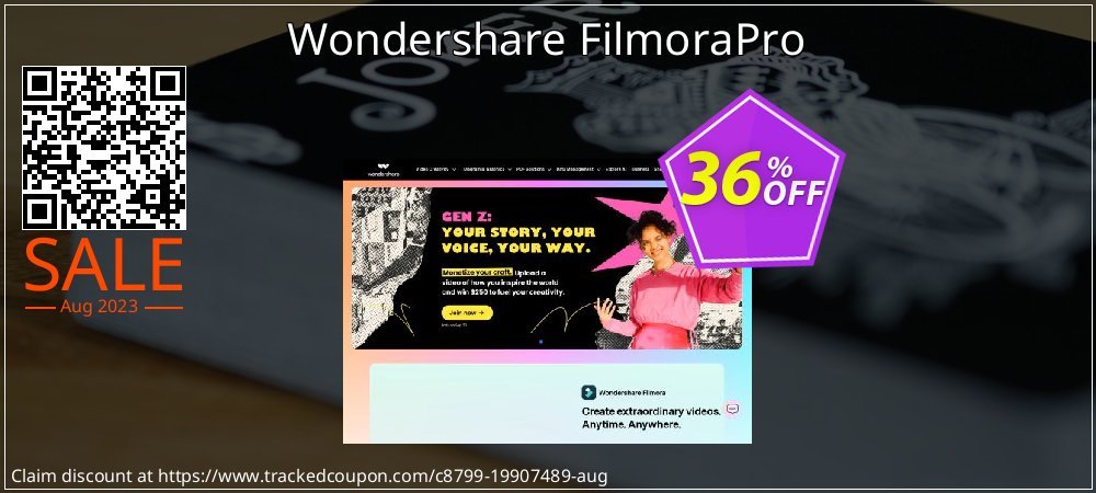Wondershare FilmoraPro coupon on World Milk Day discount