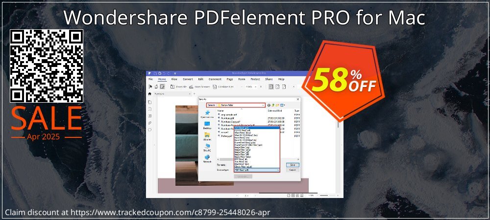 Wondershare PDFelement PRO for Mac coupon on World Party Day discount