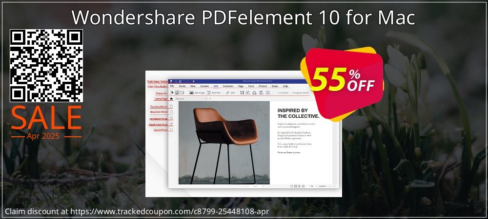 Wondershare PDFelement 10 for Mac coupon on National Pizza Party Day offering sales