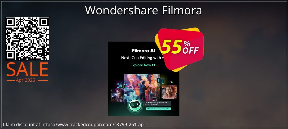 Wondershare Filmora coupon on World Party Day promotions