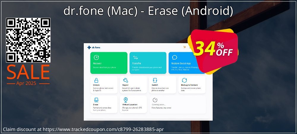 dr.fone - Mac - Erase - Android  coupon on Mother Day super sale