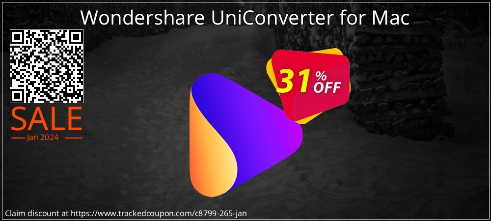 Wondershare UniConverter for Mac coupon on Christmas & New Year offer