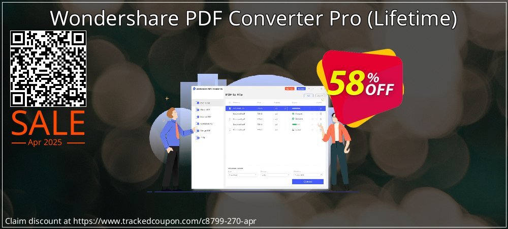 Wondershare PDF Converter Pro - Lifetime  coupon on National Walking Day promotions