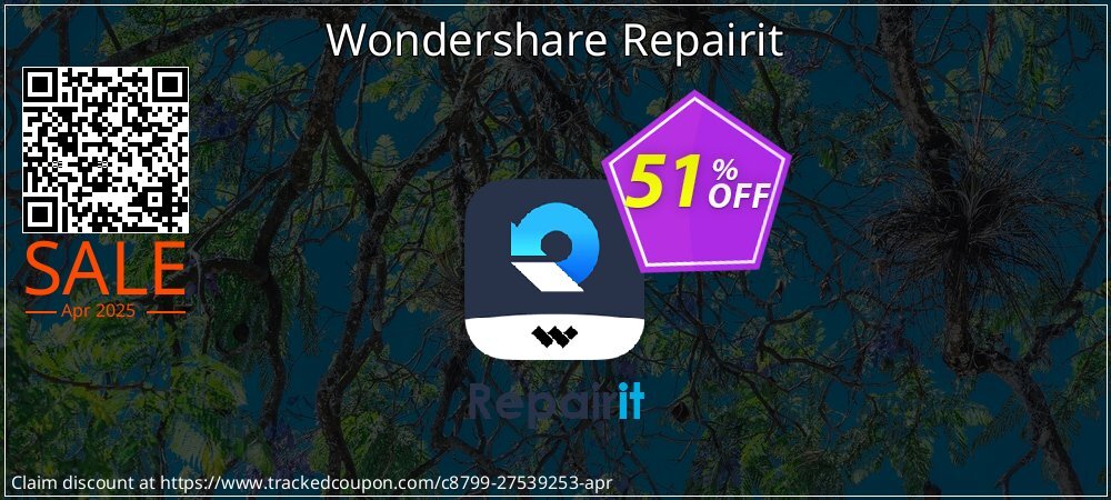 Wondershare Repairit coupon on National Pizza Party Day sales