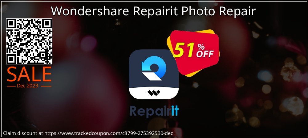 Claim 51% OFF Wondershare Repairit Photo Repair Coupon discount November, 2022