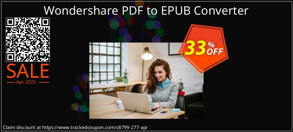 Wondershare PDF to EPUB Converter coupon on National Memo Day discounts