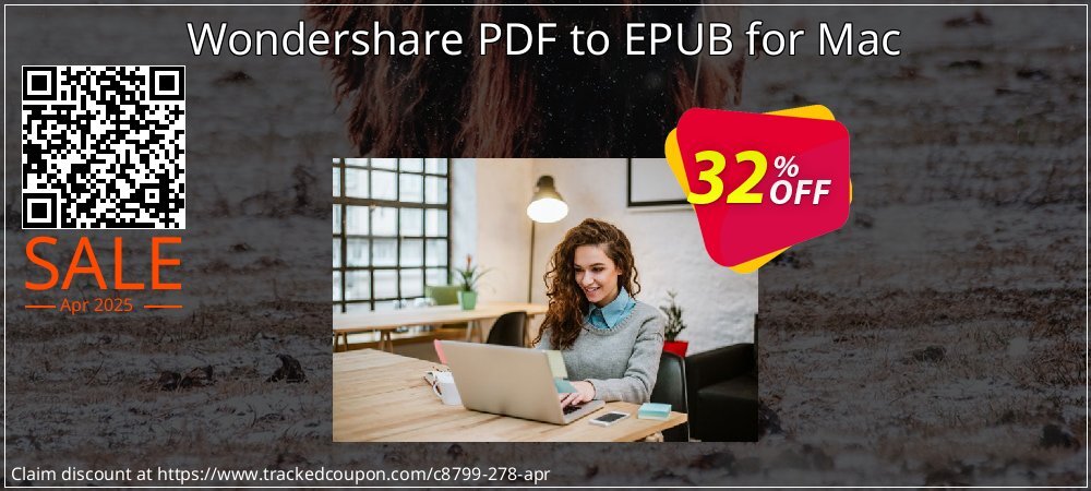 Wondershare PDF to EPUB for Mac coupon on Virtual Vacation Day super sale