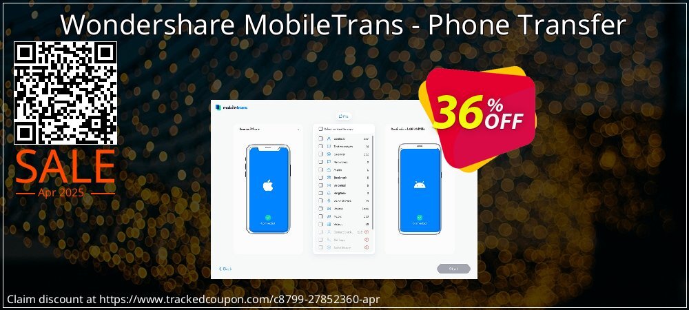 Wondershare MobileTrans - Phone Transfer coupon on Mother Day super sale