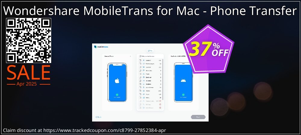 Wondershare MobileTrans for Mac - Phone Transfer coupon on Tell a Lie Day offer