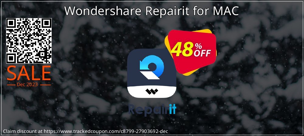 Claim 48% OFF Wondershare Repairit for MAC Coupon discount September, 2021