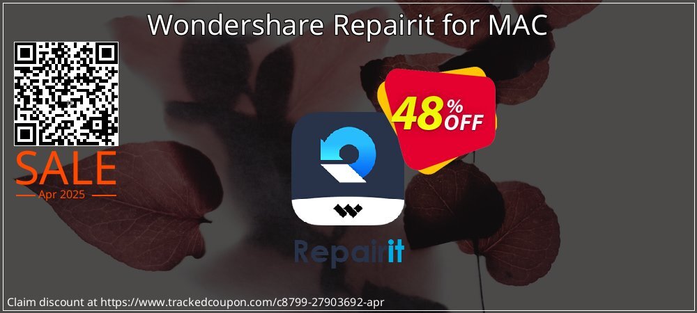 Wondershare Repairit for MAC coupon on Working Day offer