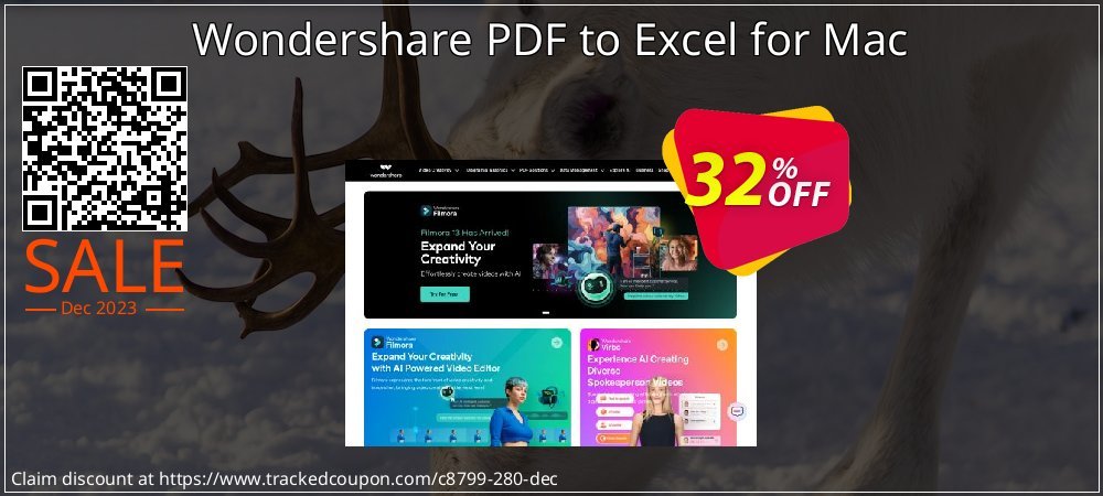 Wondershare PDF to Excel for Mac coupon on American Independence Day discount