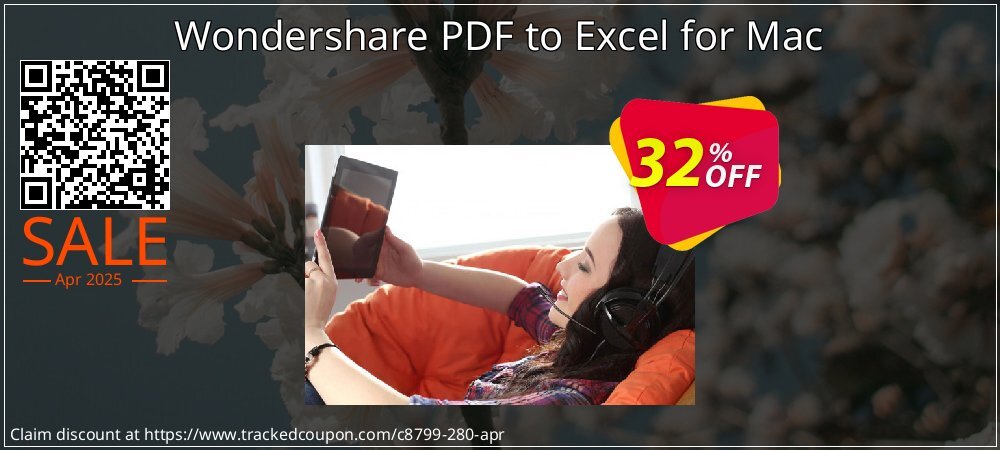 Wondershare PDF to Excel for Mac coupon on National Walking Day sales