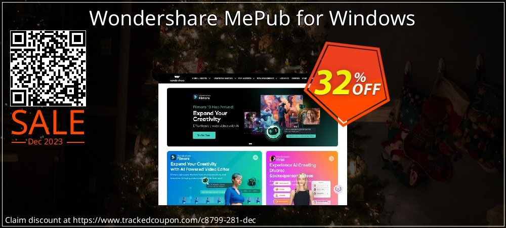 Wondershare MePub for Windows coupon on World Chocolate Day offering discount