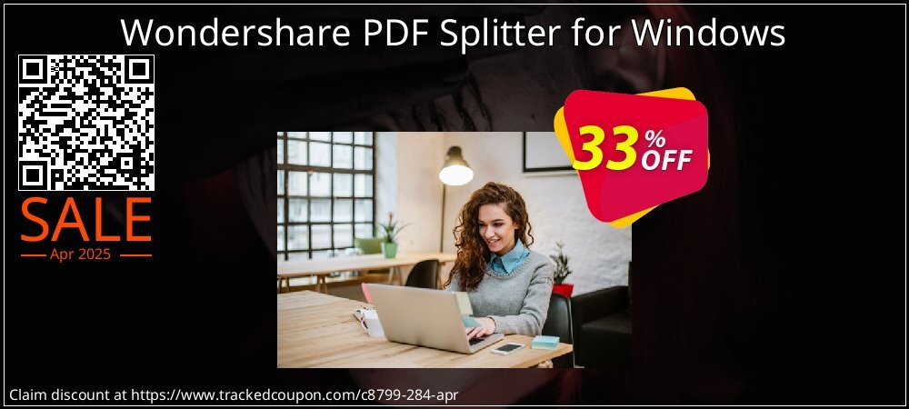 Wondershare PDF Splitter for Windows coupon on National Smile Day offering sales