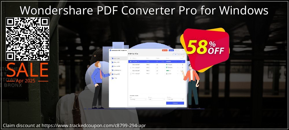 Wondershare PDF Converter Pro for Windows coupon on National Smile Day super sale