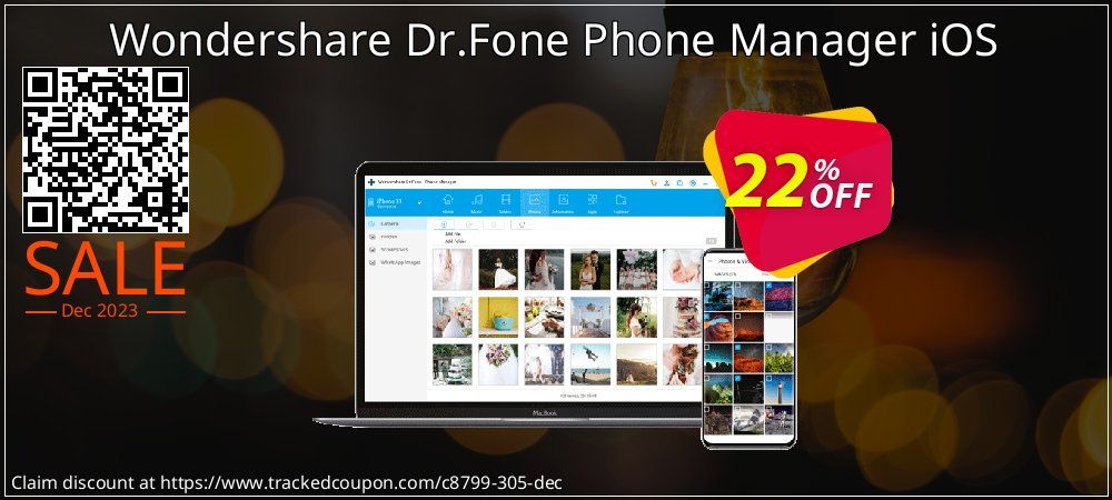 Wondershare Dr.Fone Phone Manager iOS coupon on Christmas Eve super sale