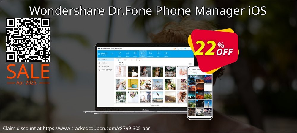 Wondershare Dr.Fone Phone Manager iOS coupon on Mother Day promotions