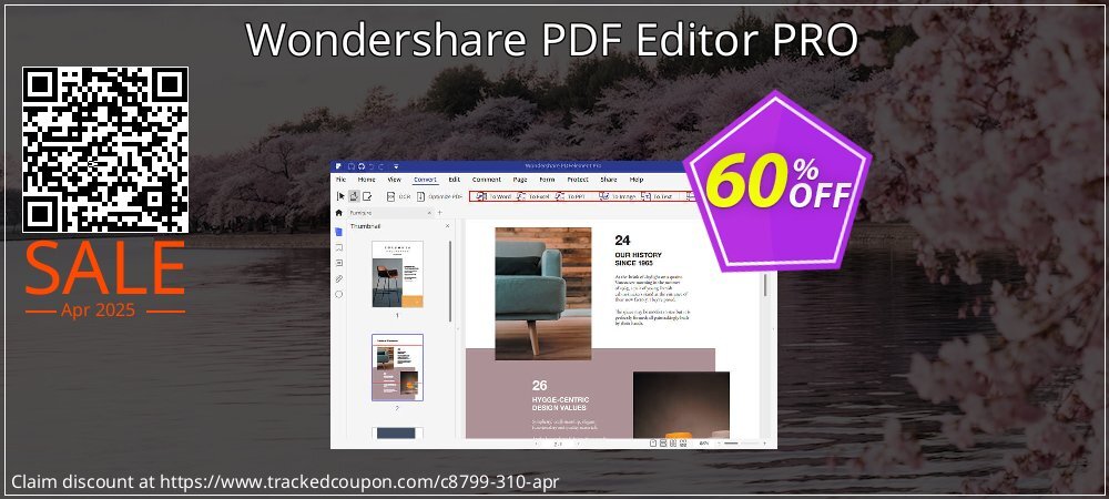 Wondershare PDF Editor PRO coupon on National Walking Day discount