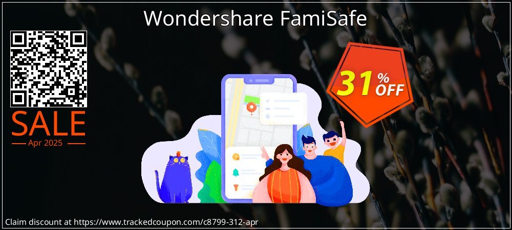 Wondershare FamiSafe coupon on April Fools' Day offering sales