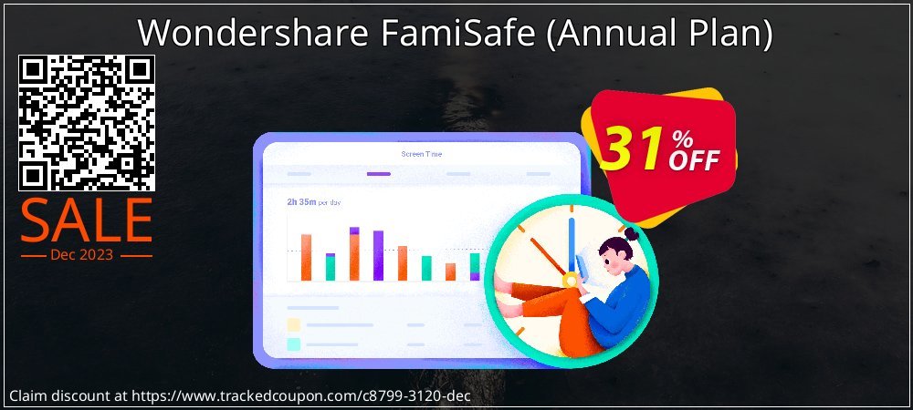 Wondershare FamiSafe - Annual Plan  coupon on American Football Day discount