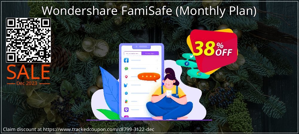 Wondershare FamiSafe - Monthly Plan  coupon on National Recycling Day offering sales