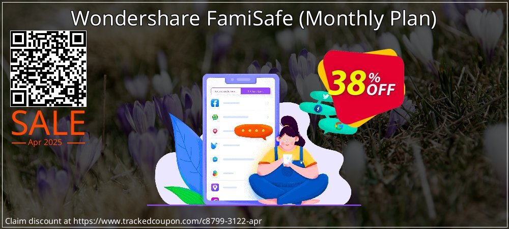 Wondershare FamiSafe - Monthly Plan  coupon on April Fools Day super sale