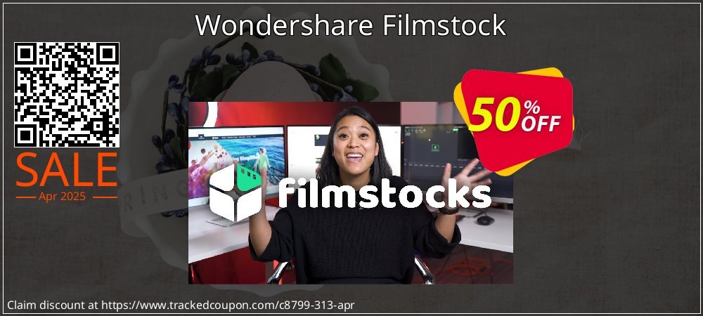 Wondershare Filmstock coupon on Constitution Memorial Day discounts