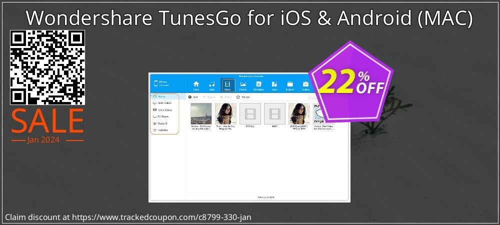 Wondershare TunesGo for iOS & Android - MAC  coupon on Summer promotions