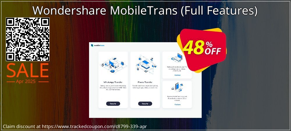 Wondershare MobileTrans - Full Features  coupon on April Fools' Day offering discount