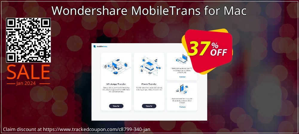 Wondershare MobileTrans for Mac coupon on National Family Day offer