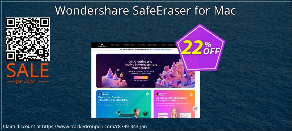 Wondershare SafeEraser for Mac coupon on Summer discount