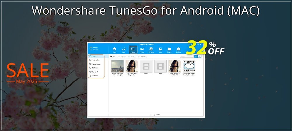 Wondershare TunesGo for Android - MAC  coupon on National Pizza Party Day deals