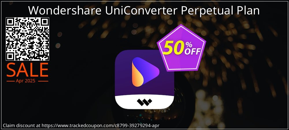 Wondershare UniConverter Perpetual Plan coupon on National Smile Day sales