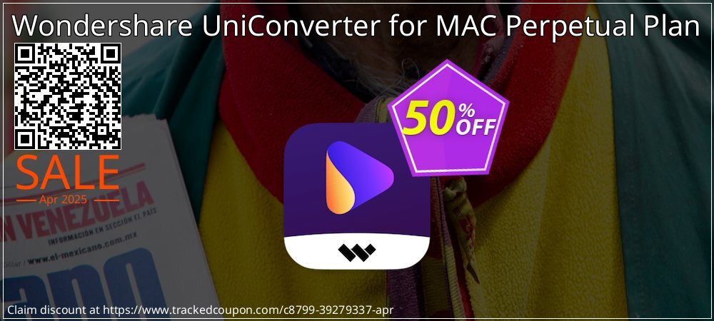 Wondershare UniConverter for MAC Perpetual Plan coupon on National Memo Day discounts