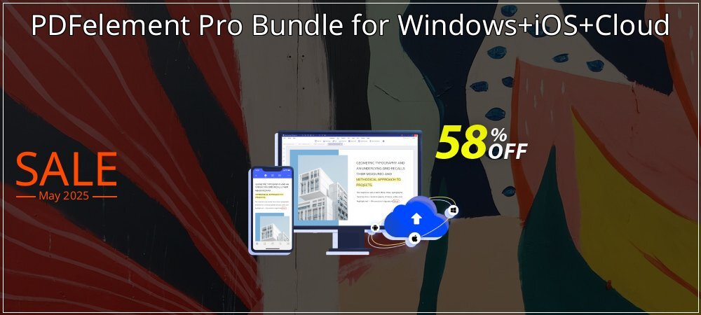 PDFelement Pro Bundle for Windows+iOS+Cloud coupon on World Whisky Day deals