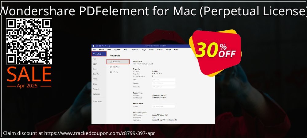 Wondershare PDFelement for Mac - Perpetual License  coupon on April Fools' Day sales