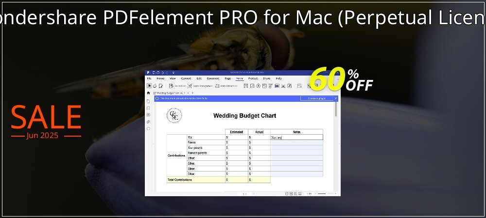 PDFelement PRO for Mac - Perpetual  coupon on Virtual Vacation Day deals