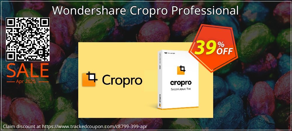 Wondershare Cropro Professional coupon on Tell a Lie Day offer