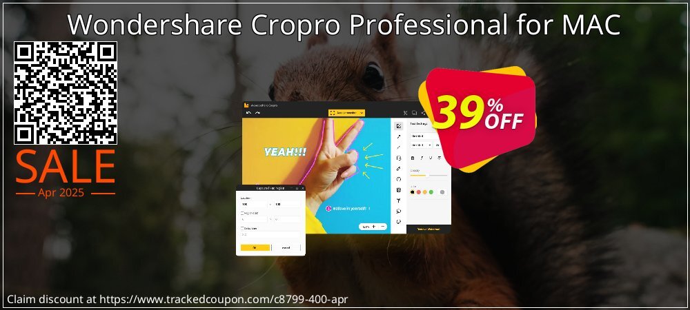 Wondershare Cropro Professional for MAC coupon on National Walking Day discount